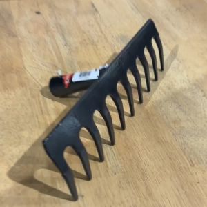 YCH Garden Rake Without Handle 6 8 10 Teeth Heavy Duty Metal Rake Head for Farming Landscaping Soil