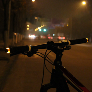 Handlebar Grips Lights Turn Signal Indicator Bar End Safety Warning Lamp Handlebar Turn Signal Light Indicator