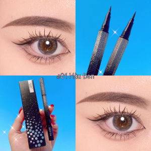 Bút Kẻ Mắt Dạng Lỏng SUAKE Không Thấm Nước Và Dầu Lâu Trôi Không Lem Lên Màu Cực Chuẩn