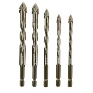 ADDO Serrated Eccentric Drill Bit Skewed Head Four-Edged Hexagonal Shank Drill Bit Set High Quality High Hardness Tile Drill Bit Drilling Tool