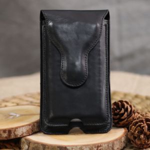 Sarung Hp Pinggang Kulit Pria Tas Pinggang Hp Handphone Tas Ponsel Tas Dompet Tahan Air Tidak Licin