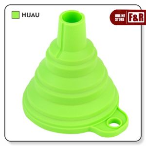 Corong Air Corong Minyak Corong Lipat Bulat Karet Silikon Flexsible Portable Foldable Silicone