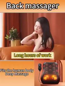 2025 Upgrade back massager electric massage pillow back pain Cervical Spine Waist neck body massager
