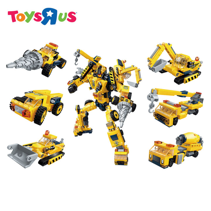 Qman Building Blocks Trans Collector Set 1417 Engineering Mecha | Lazada PH