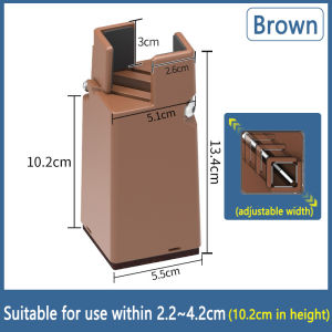 Ghế có thể điều chỉnh 2PCS Chân ghế có vít kẹp 2 Chiều cao 4 inch Bàn ghế sofa hạng nặng Giường nội thất Risers Square