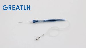 GREATLH 23G 25G Backflush Handle Aspiration Flushing Needle Autoclavable Ophthalmic Instrument