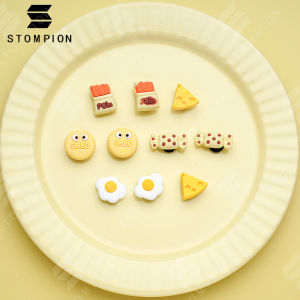 STOMPION Jibbitz For Crocs Cartoon Biscuit Candy Jibbitz Crocs Accessories Crocs Design(No Sandal)