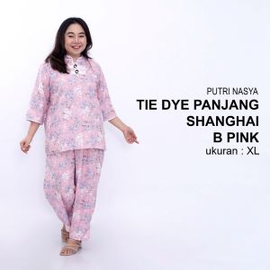 Tie Dye Big Size / One Set Jumbo / Setelan Celana Panjang Big Size / Setelan Busui Big / Tie Die Lengan tiga per empat / Tie Dye Jumbo Rayon / Setelan Piyama Big / Setelan Tidur Jumbo