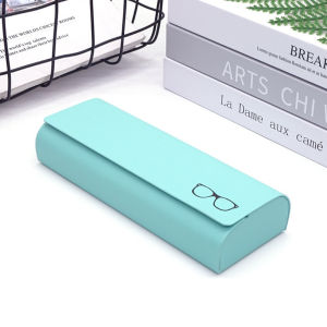 Hardcase Kotak Tempat Kacamata Magnet Portable Bahan Kulit Leather PU Anti Debu