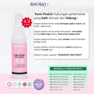 ROSEMARY NATURAL FRESH DEO SPRAY FOOT FRESH DEO SPRAY DEODORANT TAWAS 100ML