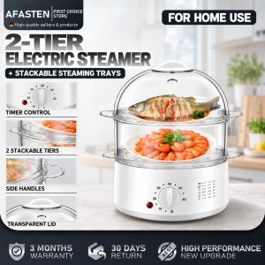 Electric Steamer Household 2/3-layer Large-capacity Siu-mai Steamer Siumai Steamer Food Steamer Egg Cooker Timed Breakfast Machine