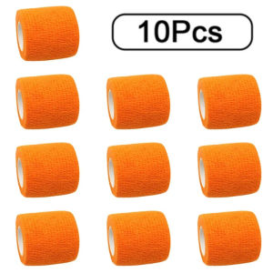 202510 Rolls Athletic Wrap Tape Self Adhesive Elastic Bandage Elastoplast Sports Protector Knee Finger Shoulder Tattoo Accessories