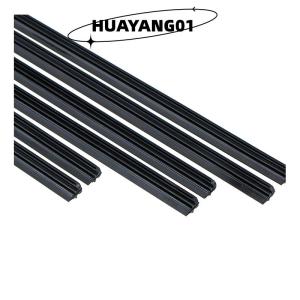 HUAYANG01 [HOT FASHION] 2Pcs Car soft rubber bone windshield wiper blade refill strips 6mm 14-22