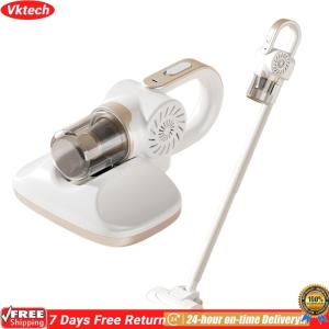 【Ready】【Vktech】85000Pa Cordless Dust Mite Removal USB Rechargeable Electric Sweeper Smart Vacuum Cleaner for Mattresses Sofas Clean