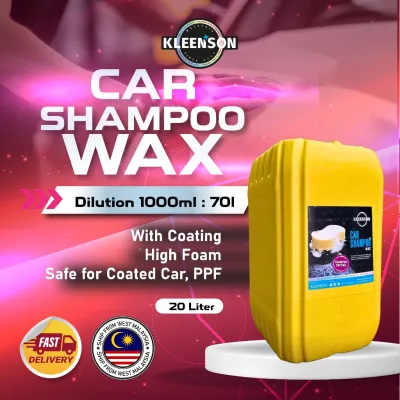 🇲🇾【Spot Sale】🇲🇾【Kleenson】CCSB Shampoo Coating 21kg | Suitable for Coated & PPF Car | Car Shampoo | Wash and Wax