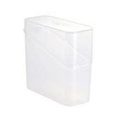 Kitchen Seasoning Storage Box with Lid Refrigerator Side Door Storage Organizer Tomato Sauce Cheese Slices Container Kitchen Space Saver Box