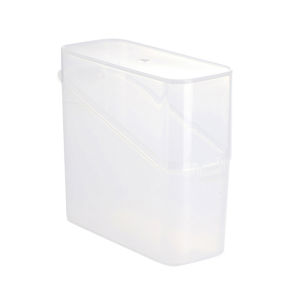 Kitchen Cheese Slice Storage Box with Lid Refrigerator Side Door Storage Organizer Tomato Sauce Seasoning Container Kitchen Space Saver Box