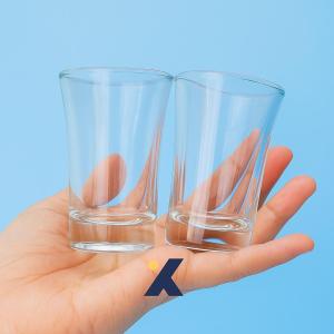 Gelas Sloki Mini Kaca Bening 6pcs | Shot Glass 30ml | Gelas Mini Serbaguna | Gelas Espresso | Gelas Party | Shot Drink