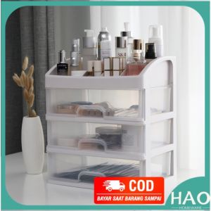 RK03 Rak BESAR Kosmetik 3 Laci Susun/Makeup Storage Organizer Multifungsi/Tempat Kosmetik/Kotak Kosmetik