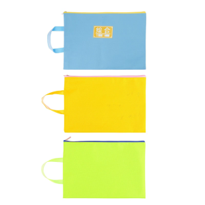 A4 File Folder Handheld Document Bag Document Folder Book Storage Bag File Organizers School Office Supplies