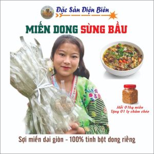 Miến Dong Sùng Bầu Điện Biên - Miến Sạch Không Chất Bảo Quản - Dai Ngon