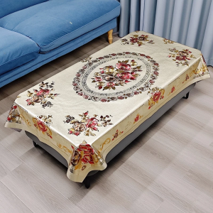 Taplak Meja Tamu Mewah Premium 90x150cm/Taplak Meja 3D Tebal Waterproof Motif Bunga Anti Air Kualitas Import / Taplak Meja Bahan PVC / Taplak Meja Anti Minyak Air / Taplak Meja Ruang Tamu / Taplak Meja Motif