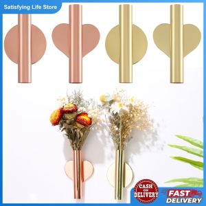 Wall Flower Device Tube Vase Creative Flower Vase Nordic Style Non Perforated Living Room Pendant