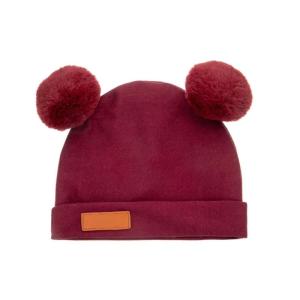 หมวกบีนนี่สำหรับเด็กทารกและเด็กผู้หญิงหมวกเด็กทารกนุ่มสบายหมวกเด็กแรกเกิดอบอุ่นหมวกผ้าฝ้ายถัก