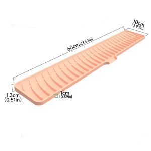 SUGAR PLUMGUI Super Absorbent Silicone Faucet Mat Moisture-proof Diatom Mud Diatomite Stone Sink Tray Bathroom Organizer Reusable Faucet Drain Pad Home