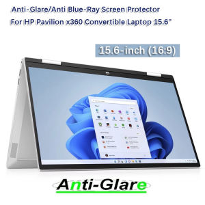 2X Anti-Glare/Anti Blue-Ray Screen Protector Guard Cover For HP Pavilion x360 15-er1010ca 15-er1020ca Convertible Laptop 15.6"