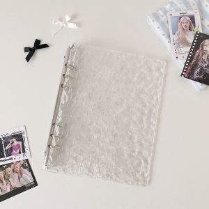 EQUITY Acrylic Photo Album Water Ripple Design Loose-leaf Pictures Storage Booklet Practical A5/A7/A8 Idol Card Organizer Photocard Collection