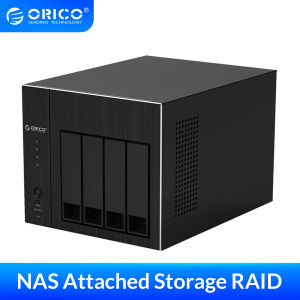 ORICO OS Series NAS 2.5" 3.5" Hard Drive Enclosure 8 Bay Network Attached Storage with RAID Gen7 SATA to USB3.0 HDMI HDD Case