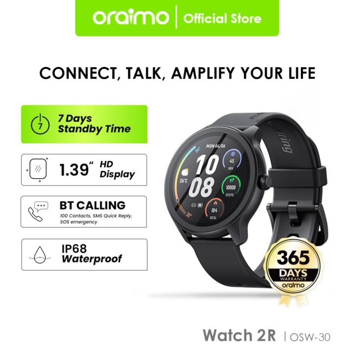 Oraimo Smart Watch 2R Screen Colorful Jam Bluetooth IP68 OSW-30