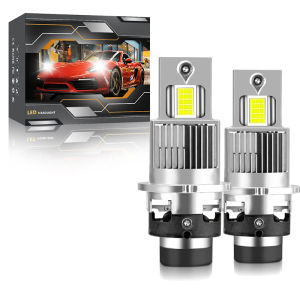 EKLEVA 2 pcs D2S D4S Led Canbus Xenon Lamps Headlights Plug&Play 1:1 To Turbo Vehicles Canbus No Error 12v 24v for Car Lamp