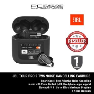 JBL Tour Pro 2 True Wireless Noise Cancelling Earbuds