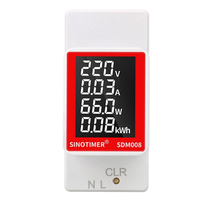 Sdm Digital Meter Power Voltmeter Ammeter Watt Kwh Reset Power Consumption Wattmeter Monitor