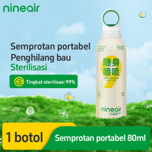 nineair Produk Baru Stok Siap Sterilisasi 99.9% Air Freshener Anti Bacterial Portabel Semprotan Penghilang Bau Wangi Pakaian Parfum Odor Eliminator Ruangan Rumah Menghilangkan Bau Asap Dan Bau Pot Panas Aroma Tahan Lama Pewangi Lemari Pakaian Aromaterapi