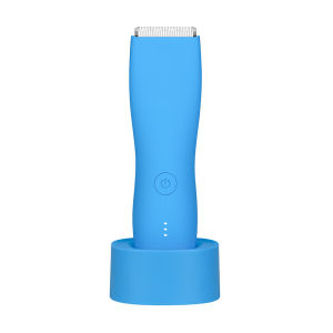 Painless Body Hair Trimmer For Men & Women - IPX7 Waterproof For Wet/Dry Use Precision Groin & Bikini Trimmer Cordless Shaver With LED Light & 3 Guards