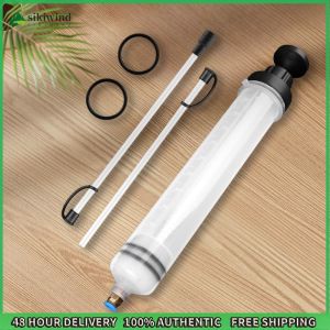 Sikiwind Manual Oil Transfer Pump Reusable Dual Purpose Filling Proof Brake Liquid Extraction Transfer for Cleaning Injectors