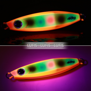 เหยื่อตกปลา7สี40G/60G/80G/100Gเหยื่อจิ๊กกิ้งช้าๆสำหรับตกปลาทะเล