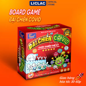 Boardgame Đại Chiến Covid trò chơi giải trí nhập vai chân thực hấp dẫn tăng sự tương tác và kết nối