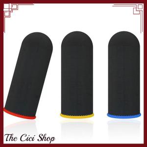 [The Cici Shop] 2PCS Gaming Finger Sleeve Breathable Fingertips For Games Anti-Sweat Touch Screen Finger Cots Cover Sensitive Mobile Touch Glove