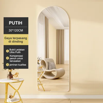 CERMIN STANDING FULL BODY 160x50 cm BELAKANG CERMIN PAKAI TRIPLEK cermin rias cermin salon Standing Mirror Cermin Berdiri Kaca Standing Cermin Aesthetic Cermin Gantung