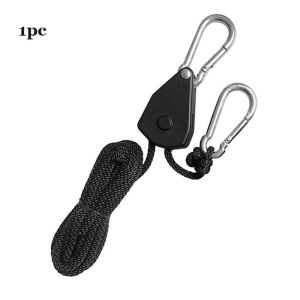 SJJL 1/2/4pcs Bow Stern Inch Heavy Duty Kayak Canoe Boat Pulley Ratchets Rope Lock Tie Down Strap Lamp lanyard