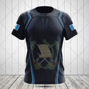 Custom Name Guatemala Symbol Graphic Tees Summer Casual Pullover Mens Fashion Loose T-shirts Boy Oversized Short Sleeves Tops