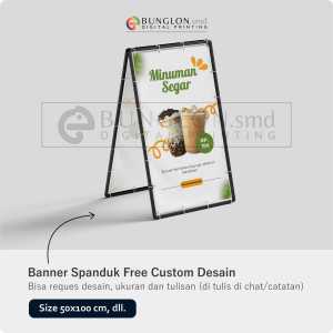 Print Cetak Spanduk Banner Minuman Segar Bisa Custom