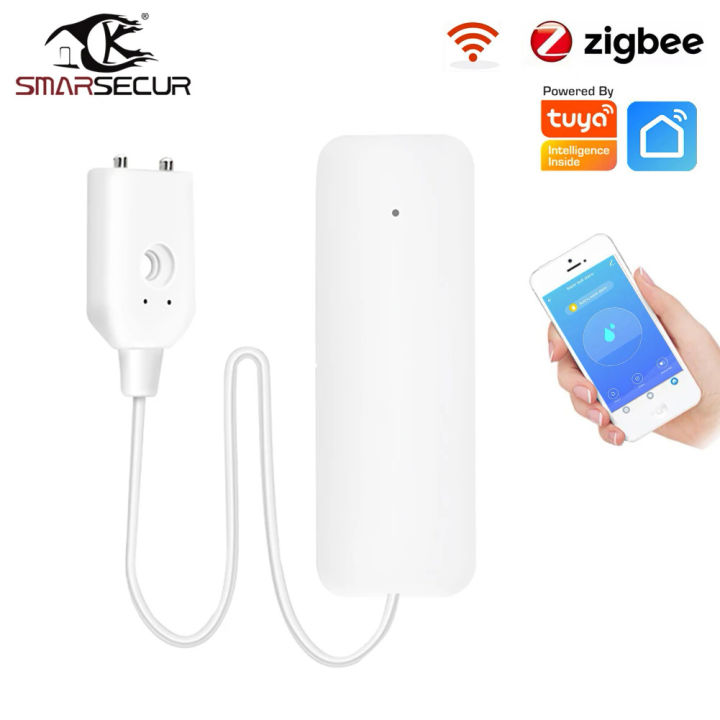 Tuya ZigBee WiFi Smart Water Sensor Leak Detector Flood Water leakage ...