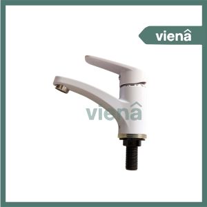 [ VIENA ] Kran Wastafel Keran Cuci Tangan Kran Air PVC Soligen W-23 Chrome Dan Putih