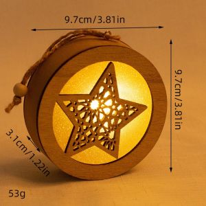 Lampu Dekorasi Bahan Kayu / Lampu Hias Ldul Fitri / Lentera RamadanProperti Foto Ldul Fitri