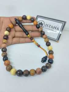 Tasbih kombinasi 17 kayu bertuah